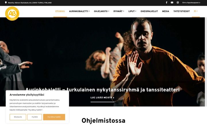 Captura de pantalla de aurinkobaletti.fi
