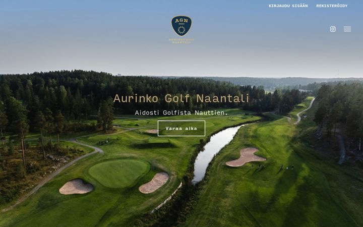 Captura de pantalla de aurinkogolf.fi