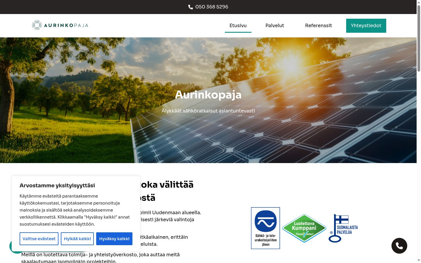 Zrzut ekranu banera zgody wyświetlanego przed jakąkolwiek interakcją
