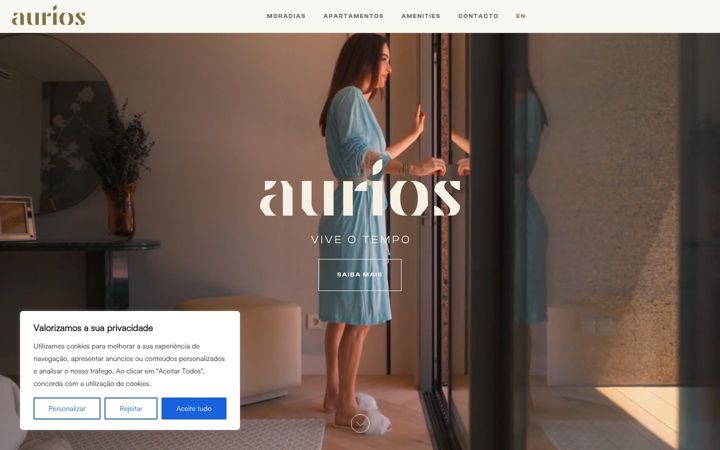 Screenshot of aurios.pt