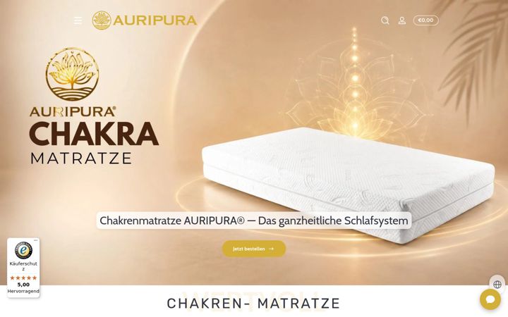Screenshot of auripura-sleep.com