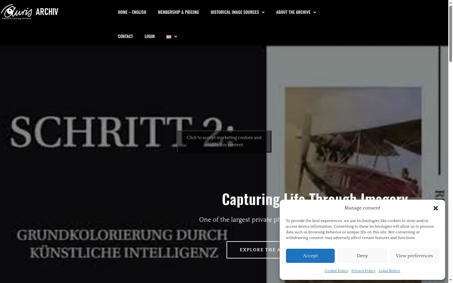 Screenshot tal-banner tal-kunsens muri qabel kwalunkwe interazzjoni