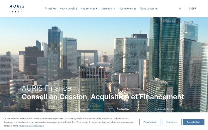 Screenshot of auris-finance.fr