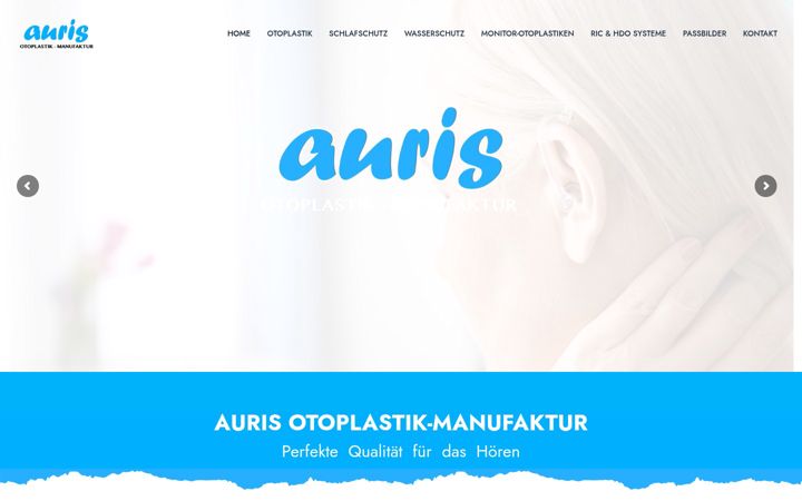 Screenshot of aurisotoplastik.at