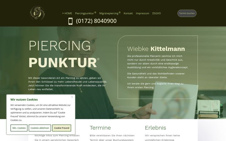 Screenshot of aurispunktura.de