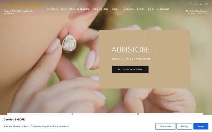 Screenshot of auristore.ro