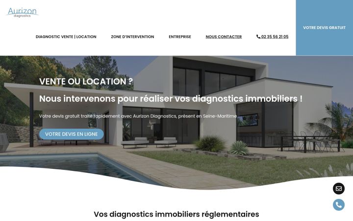 Screenshot von aurizon-diagnostics.com