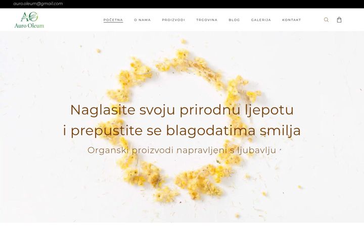 Screenshot of auro-oleum.hr