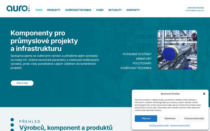 Screenshot ta' auro.cz