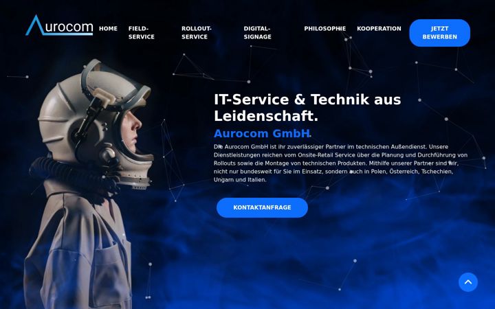Screenshot of aurocom.de