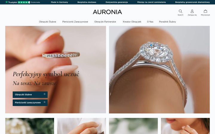Screenshot of auronia.pl