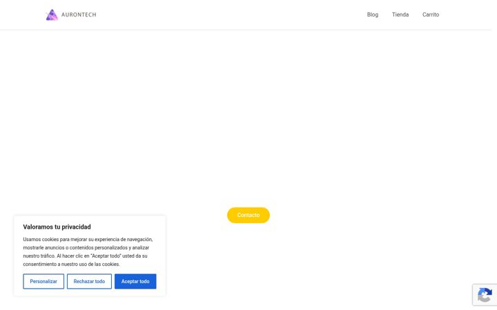 Screenshot of aurontech.xyz