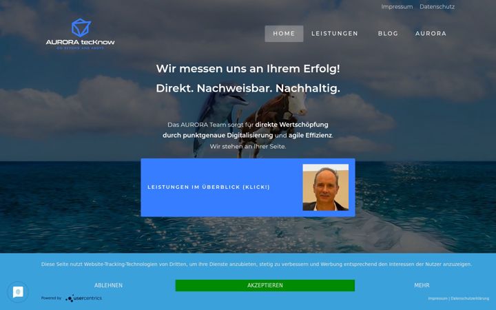 Ekrānuzņēmums no aurora-tecknow.de