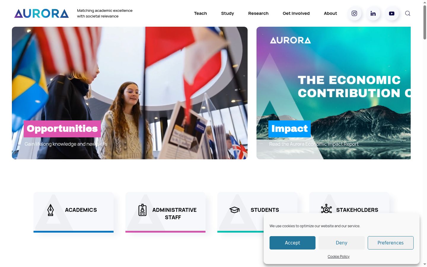 Screenshot des Einwilligungsbanners vor jeglicher Interaktion