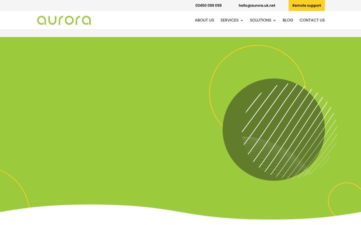 Skærmbillede af aurora.uk.net