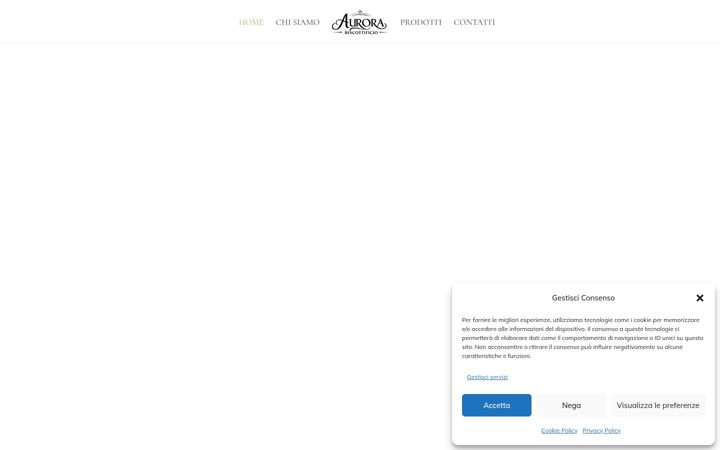 Screenshot of aurorabiscottificio.it