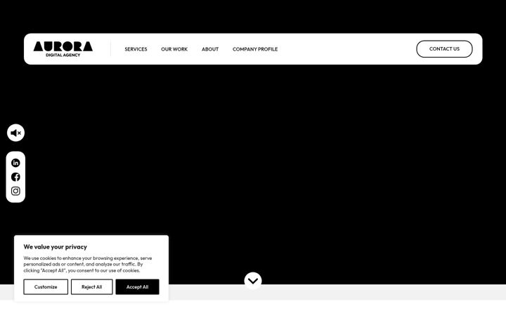 Screenshot of auroradigital.co.za