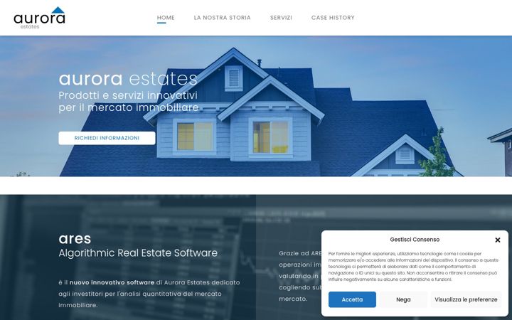 Ekrānuzņēmums no auroraestates.it