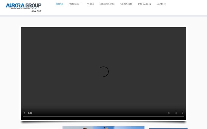 Screenshot of auroragroup.ro