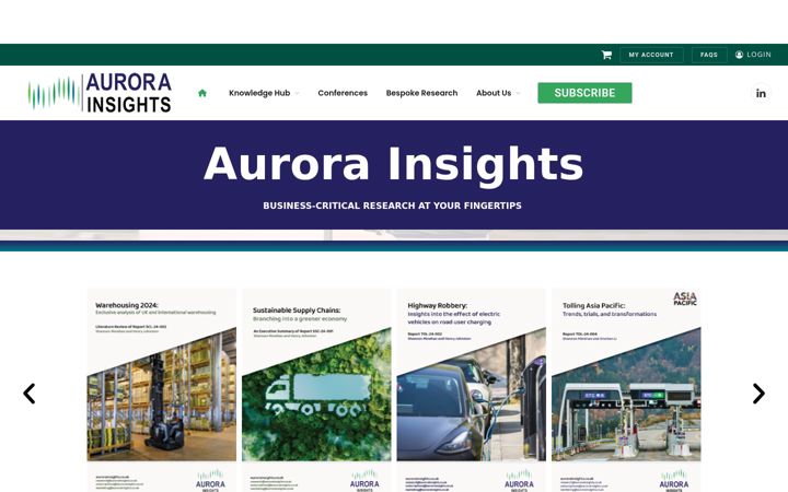 Ekrānuzņēmums no aurorainsights.co.uk