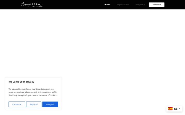 Screenshot of aurorajara.com