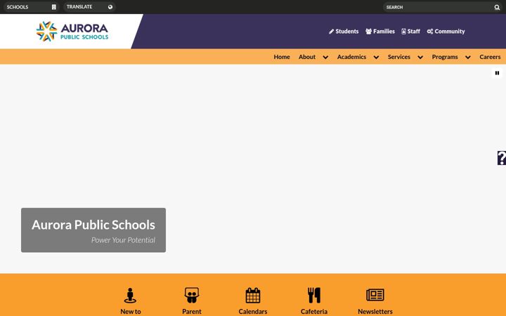 Screenshot of aurorak12.org