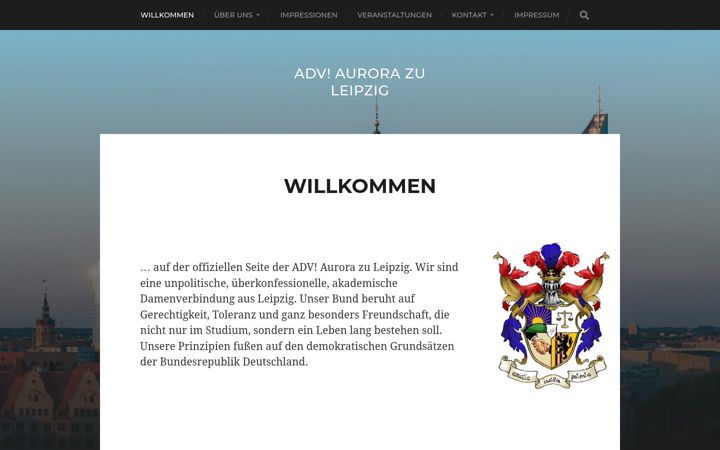Screenshot of auroraleipzig.de