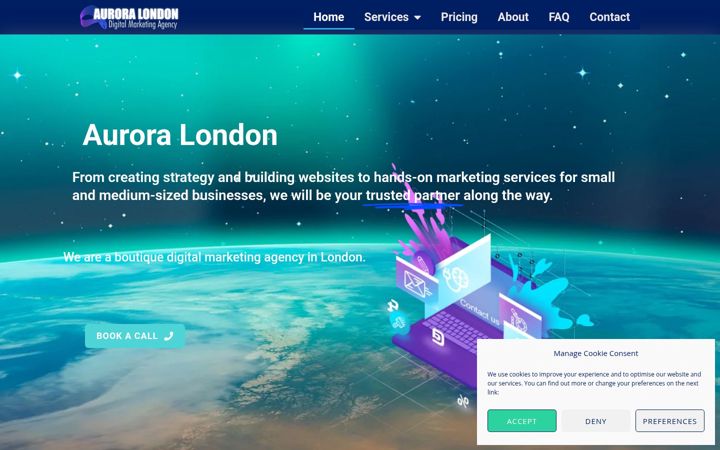 Screenshot of auroralondon.com