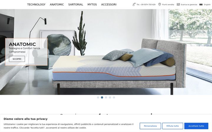 Zrzut ekranu auroramaterassi.com