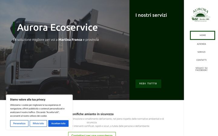 Screenshot of auroramultiservice.it