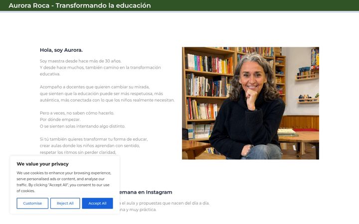 Screenshot of auroraroca.com