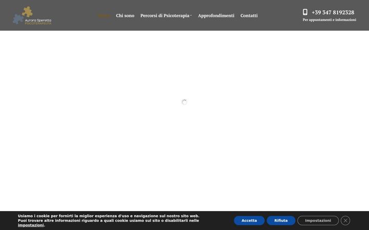 Screenshot of aurorasperetta.it