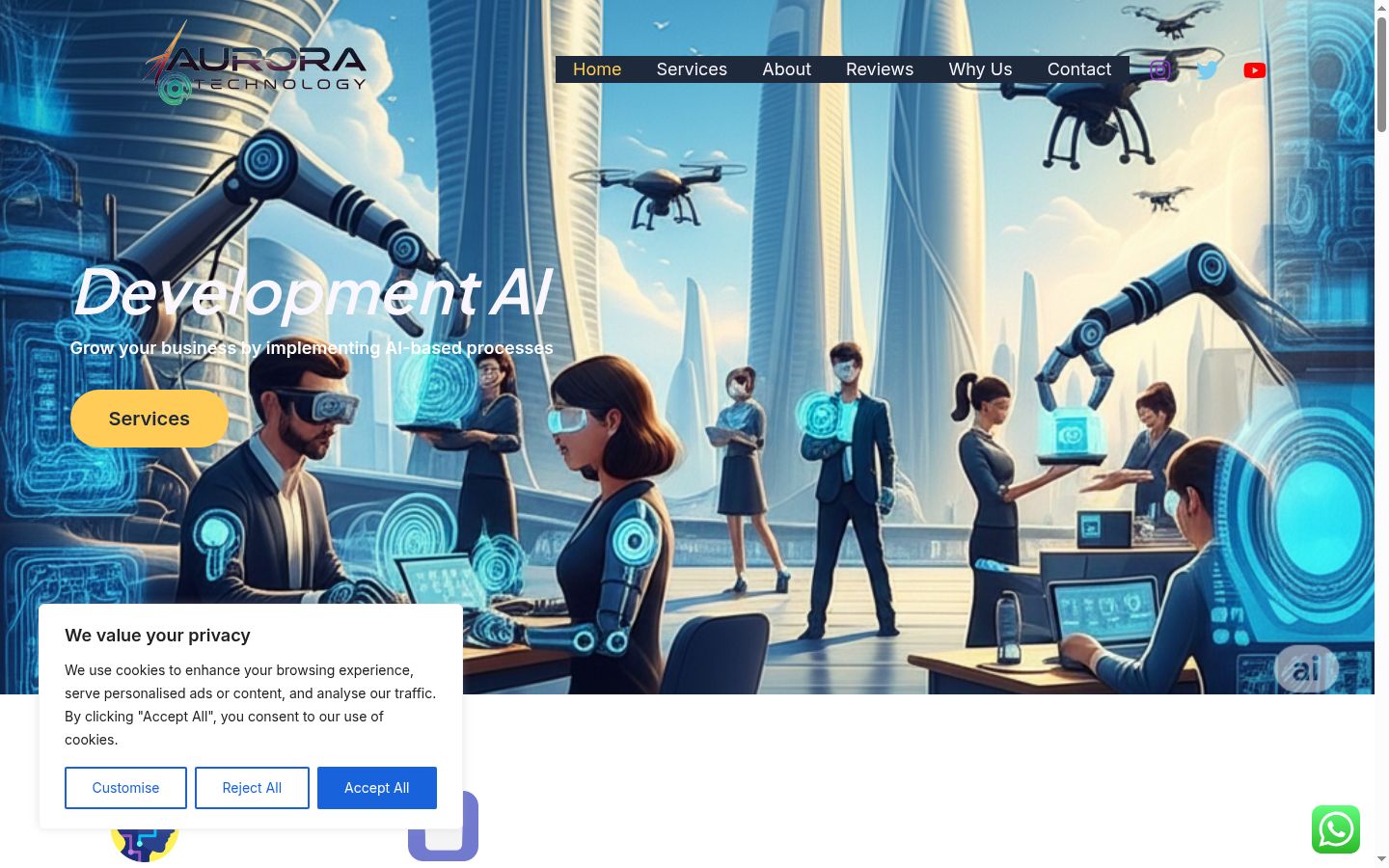 Screenshot tal-banner tal-kunsens muri qabel kwalunkwe interazzjoni
