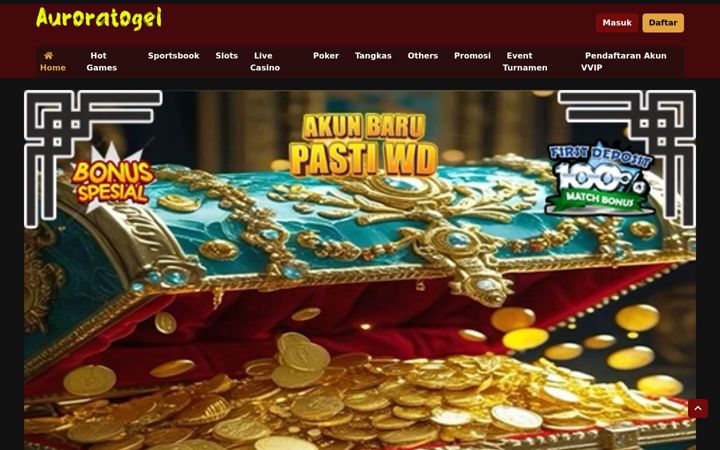 Screenshot of auroratogel.net