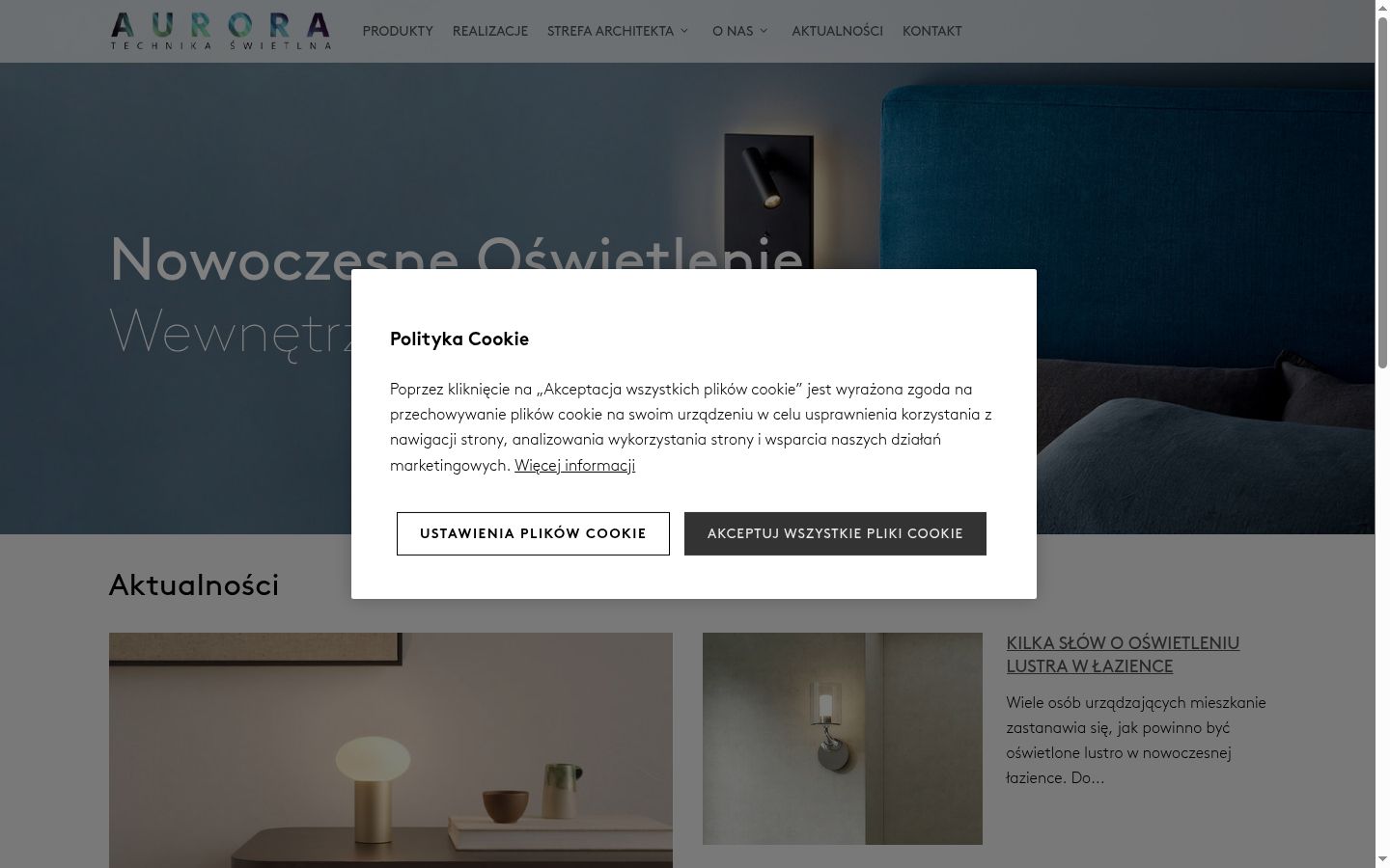 Screenshot tal-banner tal-kunsens muri qabel kwalunkwe interazzjoni
