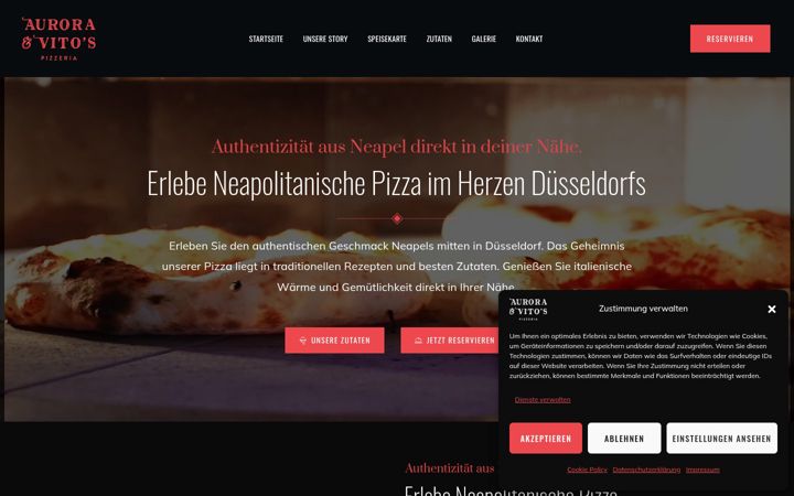 Zrzut ekranu auroraundvitos.de