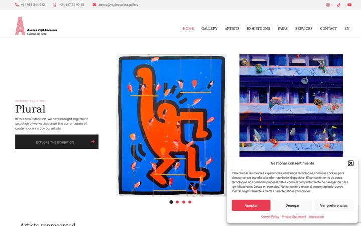 Screenshot of auroravigil.com