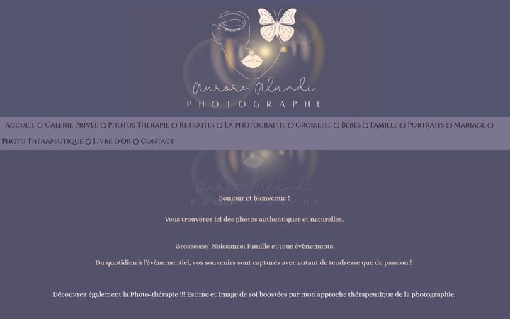 Screenshot of aurore-alandi-photographe.com