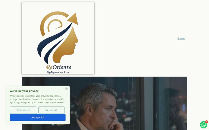 Screenshot of aurore-coaching.com