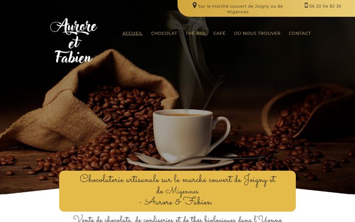 Screenshot of aurore-et-fabien.fr