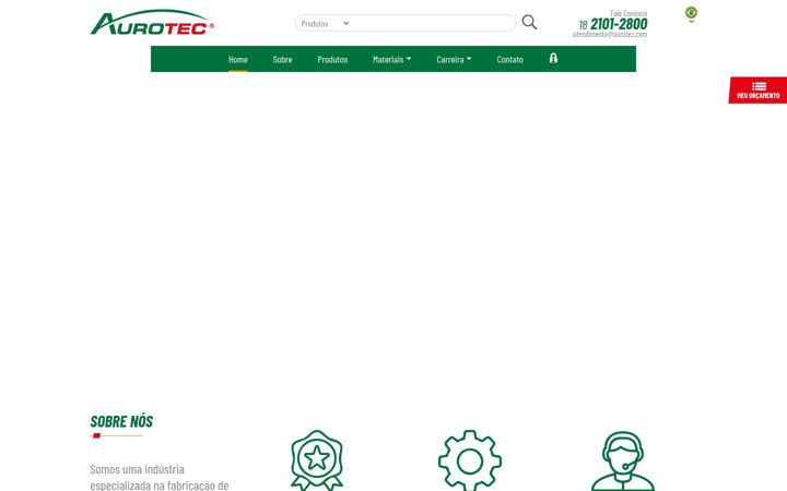 Screenshot of aurotec.com