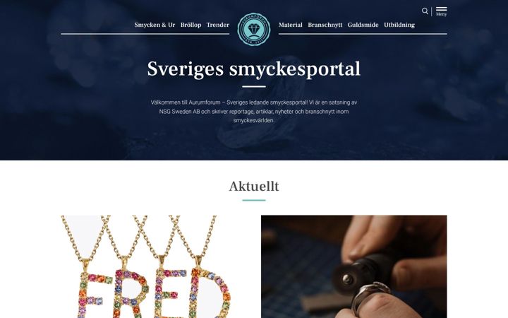 Snimka zaslona za aurumforum.se