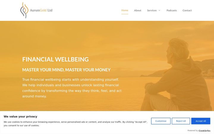Screenshot of aurumgoldltd.co.uk
