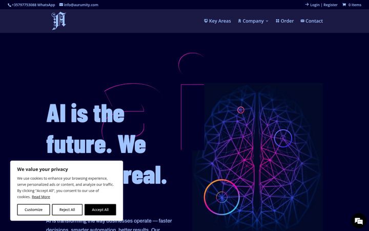 Zrzut ekranu aurumity.com