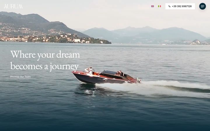 Zrzut ekranu aurumjourney.com