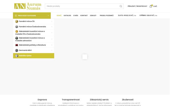 Zrzut ekranu aurumnumis.cz