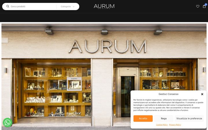 Screenshot of aurumostia.it
