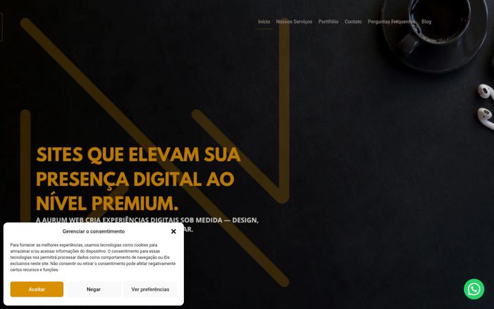 Képernyőkép: aurumweb.com.br