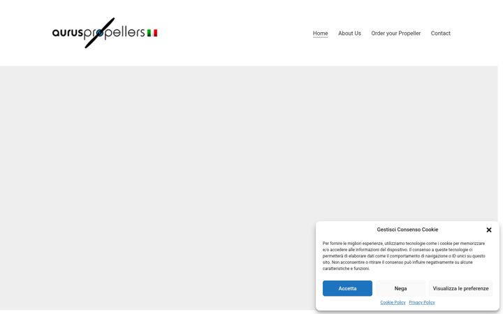 Screenshot of auruspropellers.it