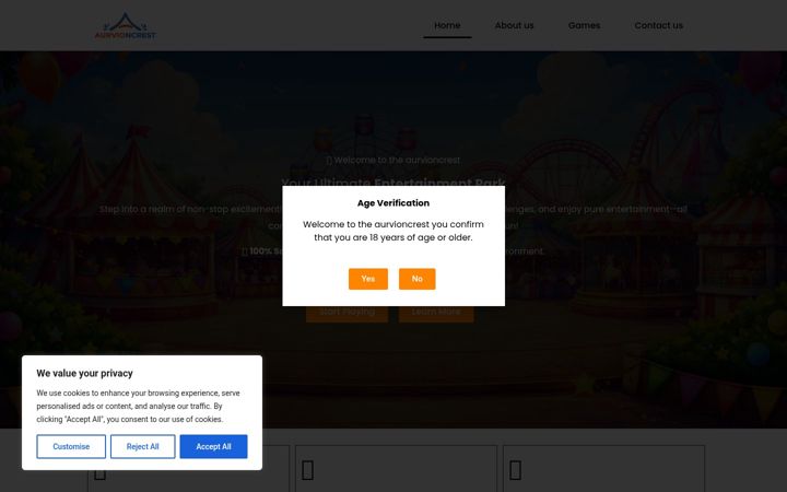 Screenshot of aurvioncrest.com